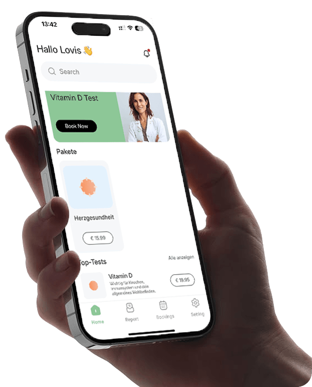Erster Einblick in die G24-App – Startbildschirm auf dem Handy